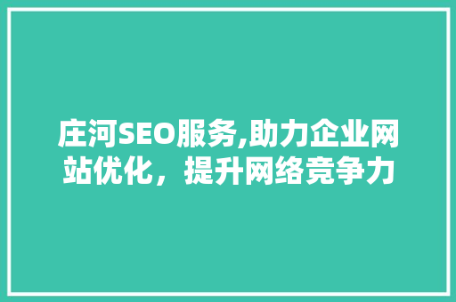 庄河SEO服务,助力企业网站优化，提升网络竞争力